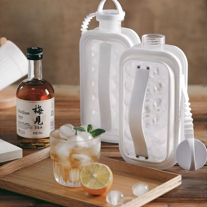 Bouteille à Glaçons Isotherme - Eau Fraîche 24h