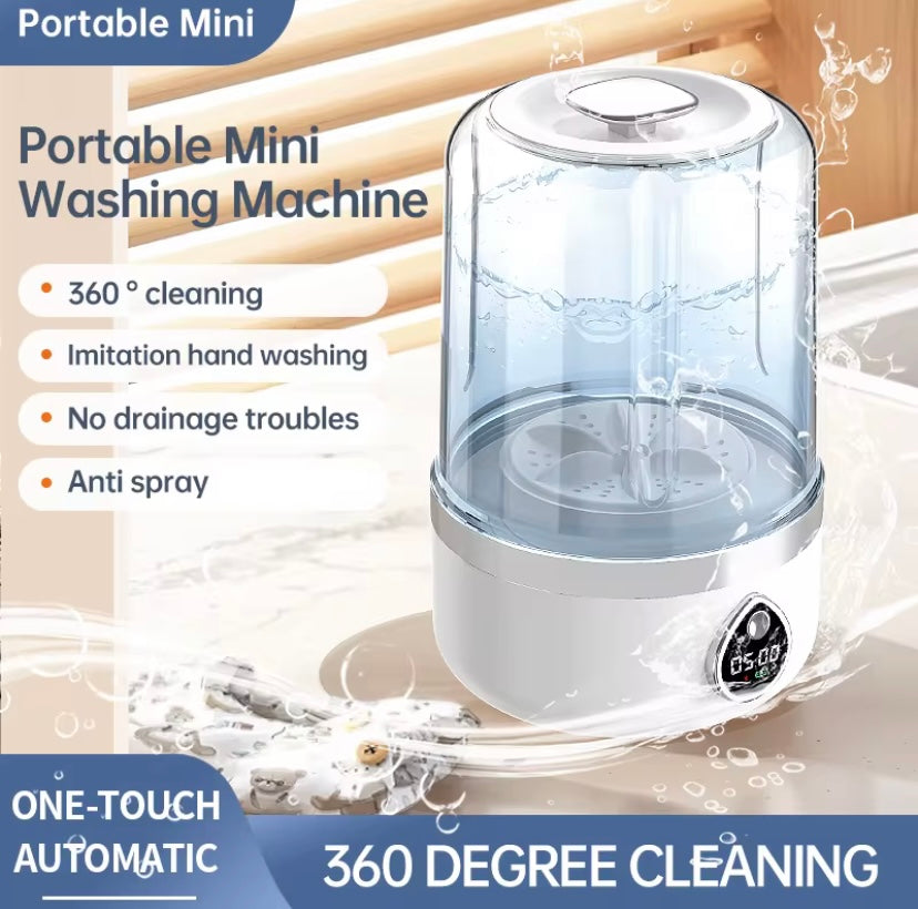 Mini Machine à Laver Électrique Portable - Lave-Linge Compact