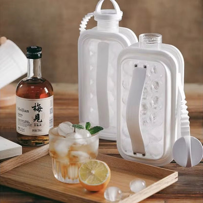 Bouteille à Glaçons Isotherme - Eau Fraîche 24h