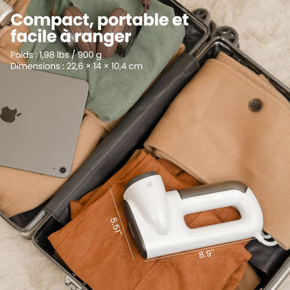 Défroisseur Vapeur Vertical Portable - Repassage Sans Planche