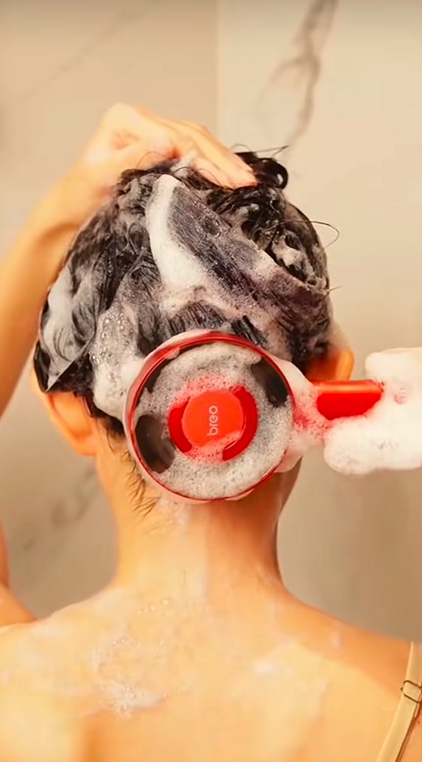 Brosse Massage Cheveux Électrique Waterproof - Cuir Chevelu Relaxant